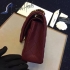 Chanel 2.55 middle size burgundy original lambskin